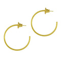 ABBY HOOP EARRINGS: Gold