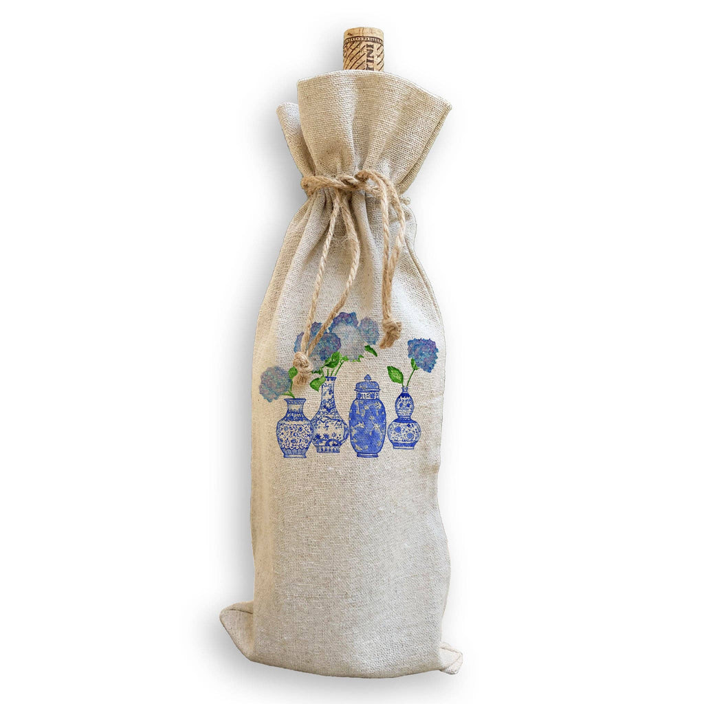 Hydrangea Vase Grouping: Dishtowel