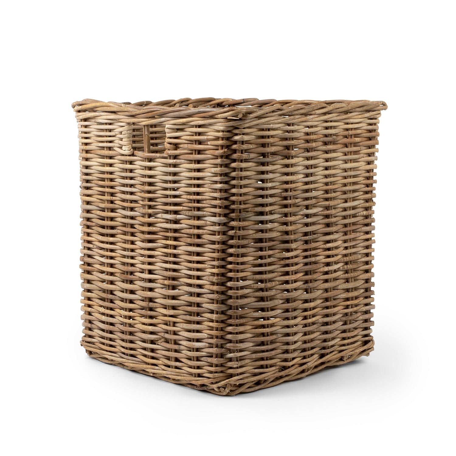 Rattan Square Kubu Storage Baskets: Medium - 15" H