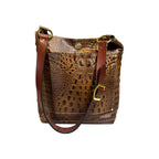 The Single Strap Small Square Tote: Buffalo