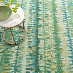 Paint Chip Hand Micro Hooked Wool Rug | Moss: 2' x 3'