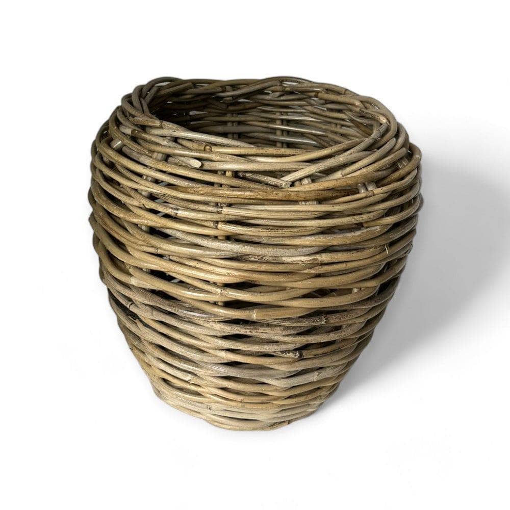 Rattan Garden Baskets: Large - 19 ½" H
