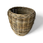 Rattan Garden Baskets: Large - 19 ½" H