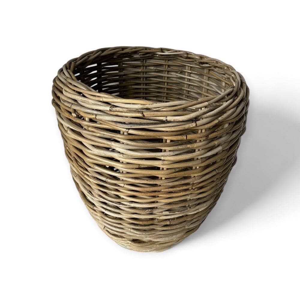 Rattan Garden Baskets: Medium - 15" H