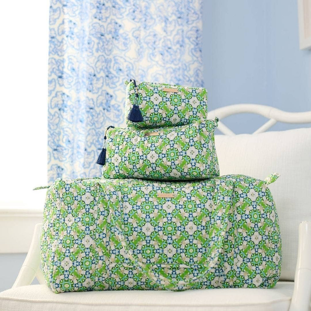 Serendipity Quilted Signature Duffle Bag: One Size