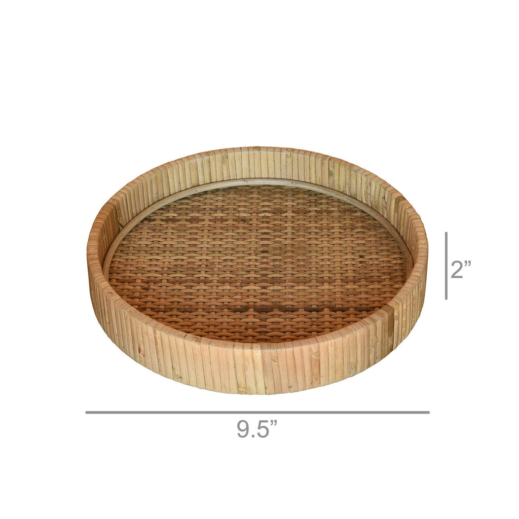 Cayman Tray, Rattan - Sm - Natural