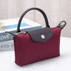 HE781 Eleanor Nylon Mini Crossbody Bag: Burgundy
