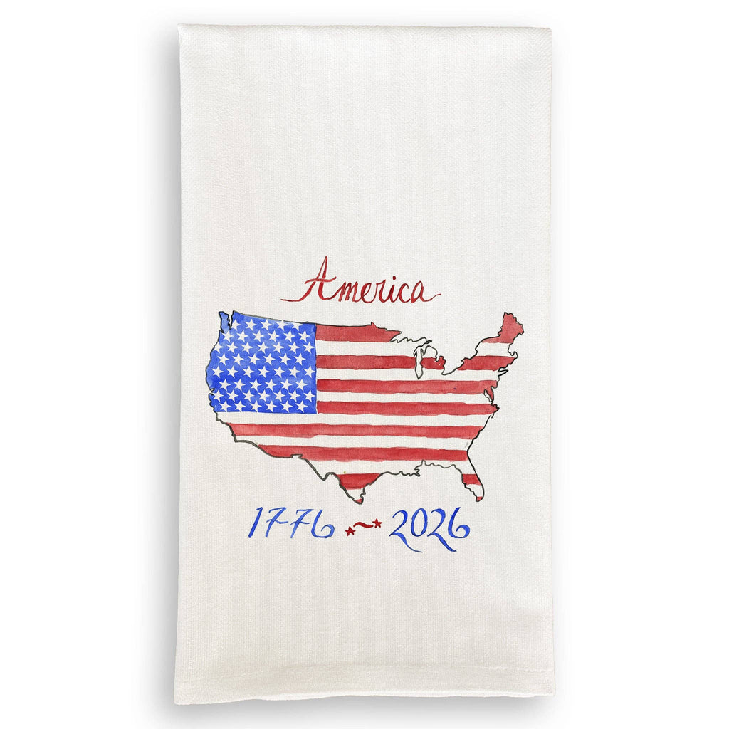 America the Beautiful: Dishtowel