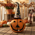 27.75" Spooktacular Metal Jack O’ Lantern Pumpkin