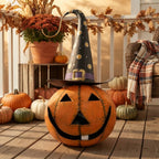 27.75" Spooktacular Metal Jack O’ Lantern Pumpkin