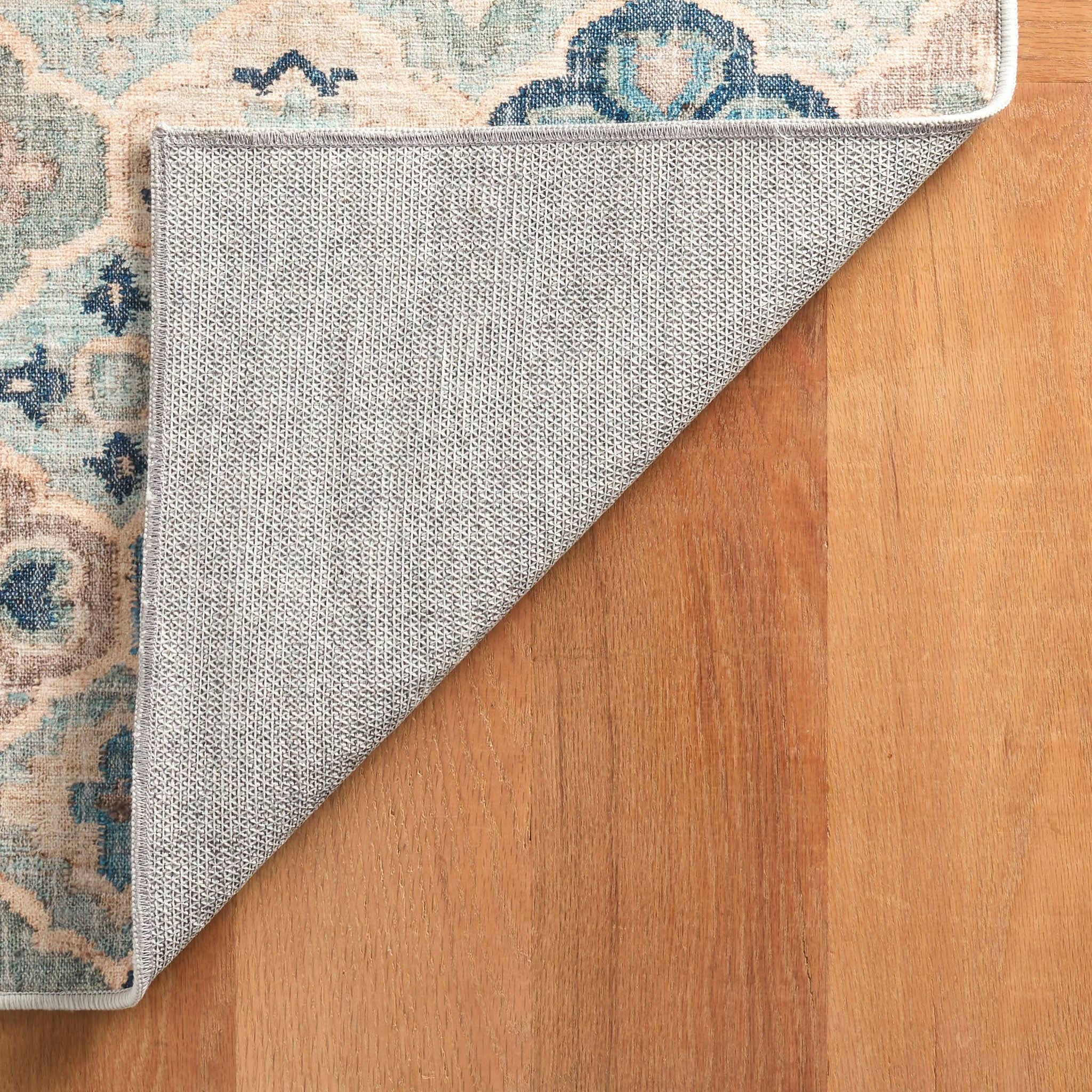 Pali Machine Washable Rug | Blue: 2' x 3'
