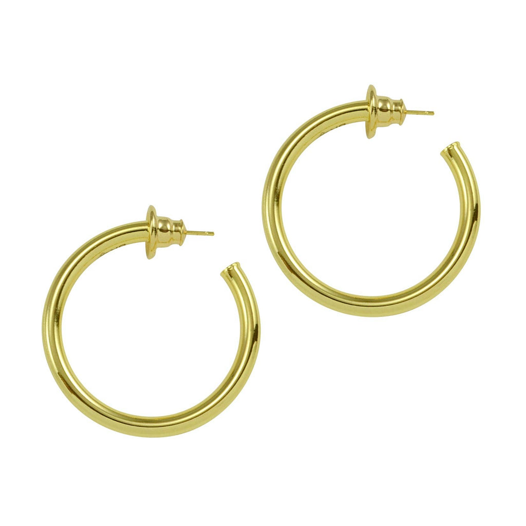 MARIGOT HOOP EARRINGS: Silver
