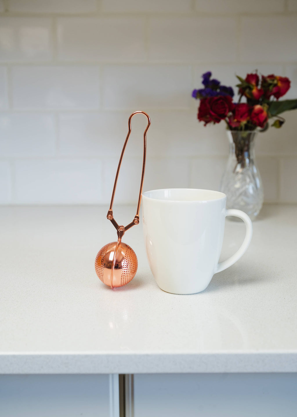 Stainless Steel Tea Strainer | Earth Day Bestseller: Gold