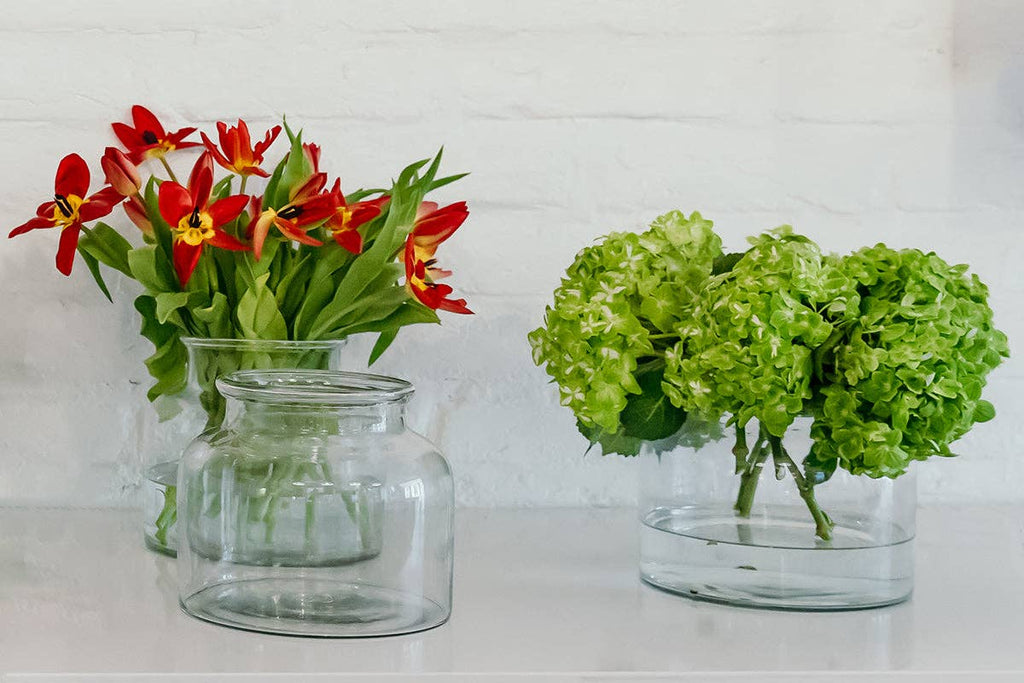 Clear Bloom Vase