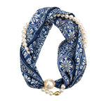 Luxe Pearl Scarf Necklace: AI