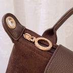 SD781 Penny Suede Mini Crossbody Bag: Burgudy