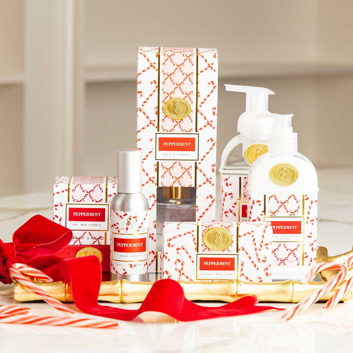 Peppermint Candy Cane Room & Linen Spray