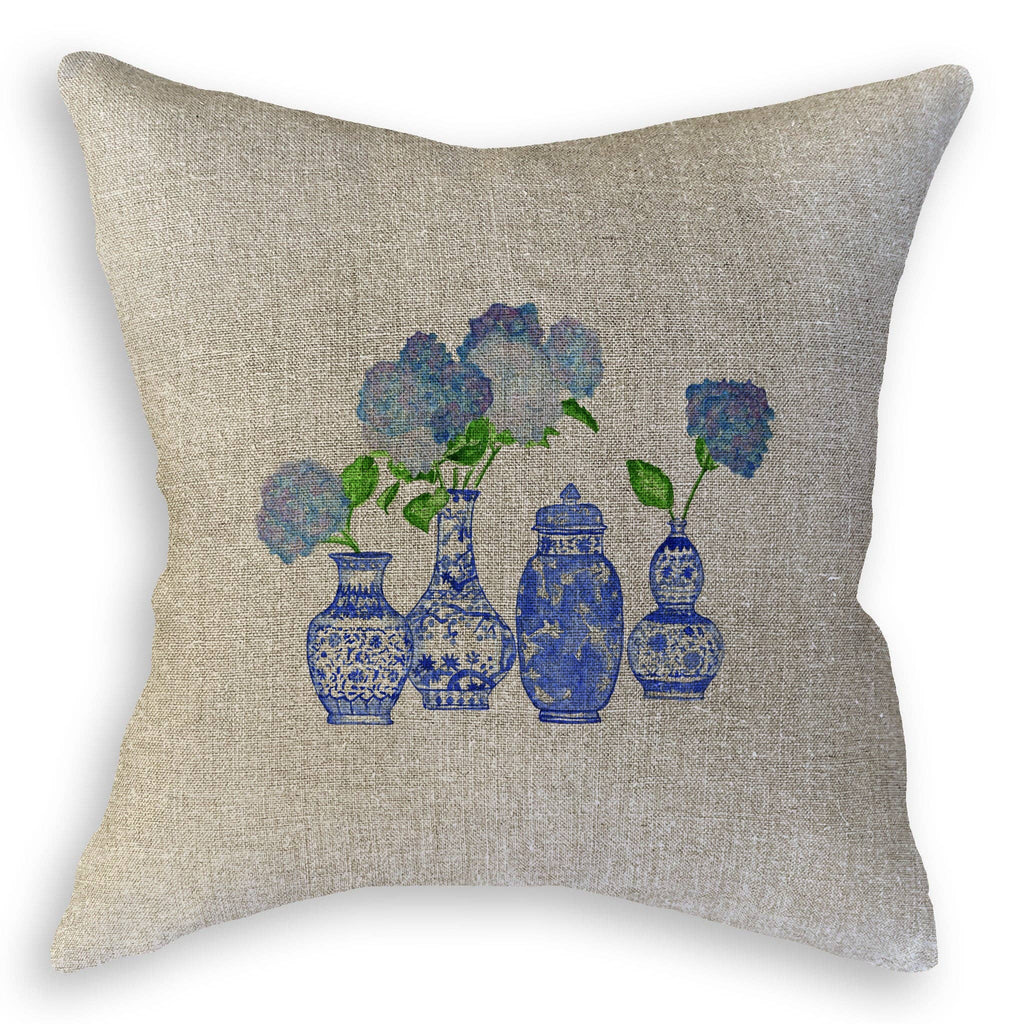 Hydrangea Vase Grouping: Dishtowel