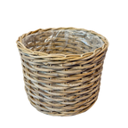Rattan Planter Baskets: Large - 10.5" H