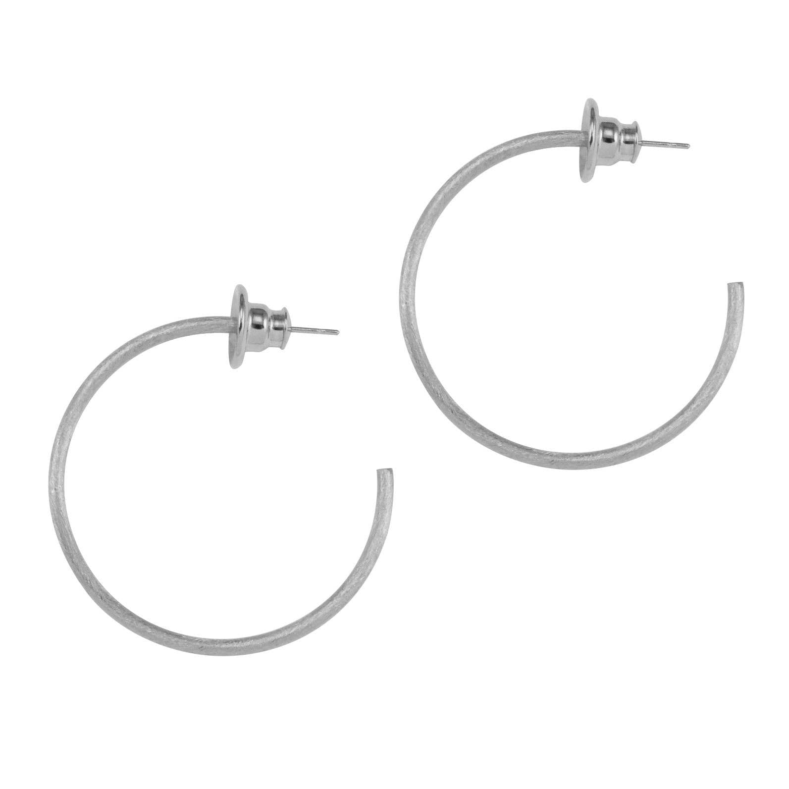 ABBY HOOP EARRINGS: Gold