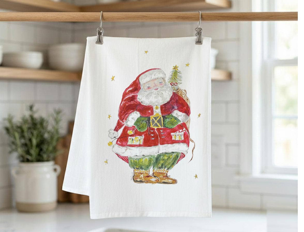 Love You Santa Kitchen Towel