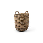 Rattan Round Basket: Large - 17" H
