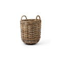 Rattan Round Basket: Small - 14" H