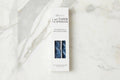Lacquered Tall Twisted Taper Candles, Denim, Set of 2