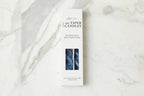 Lacquered Tall Twisted Taper Candles, Denim, Set of 2