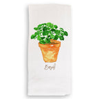 Basil: Keep Words / Dishtowel