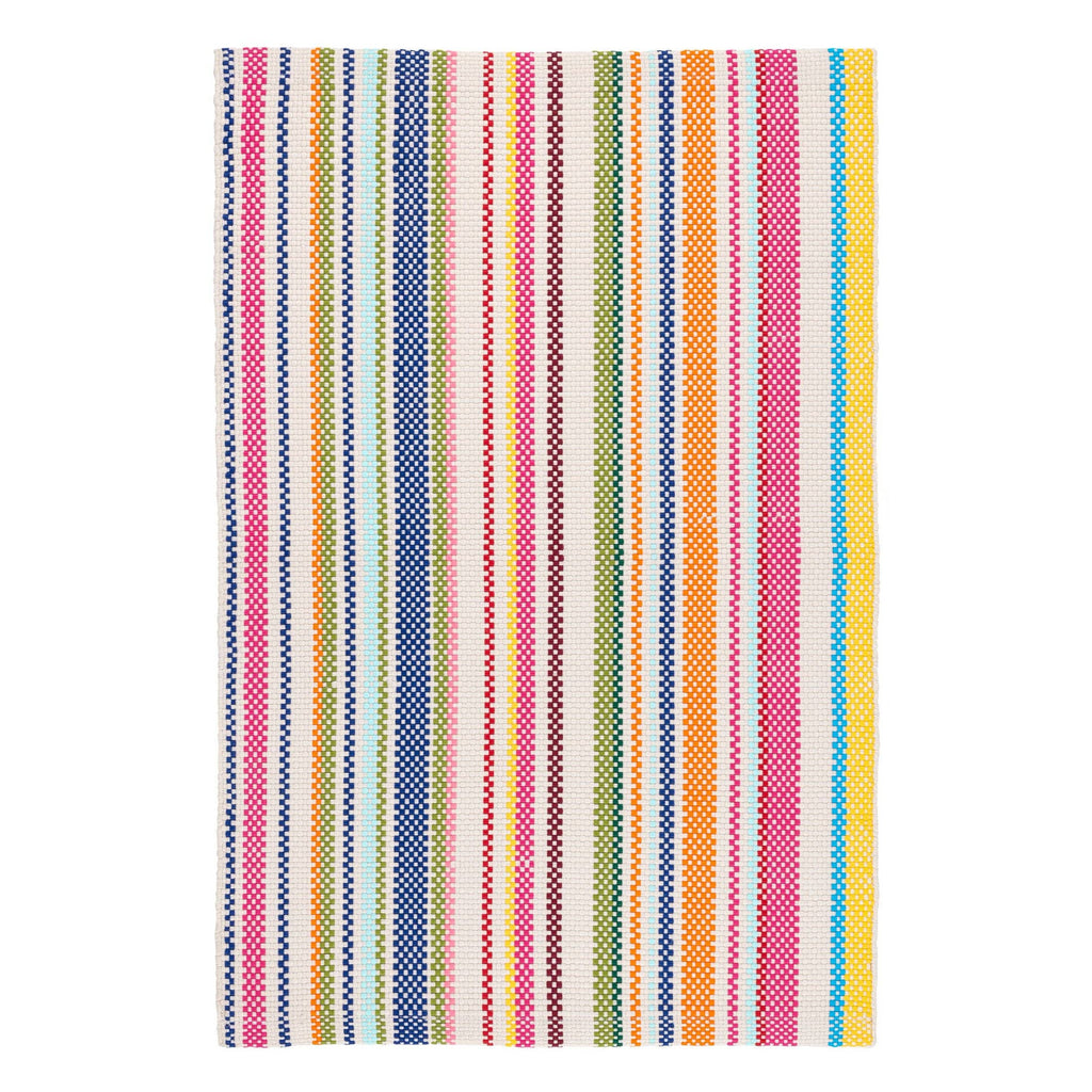 Summer Stripe Handwoven Indoor/Outdoor Rug | Multi: 2' x 3'