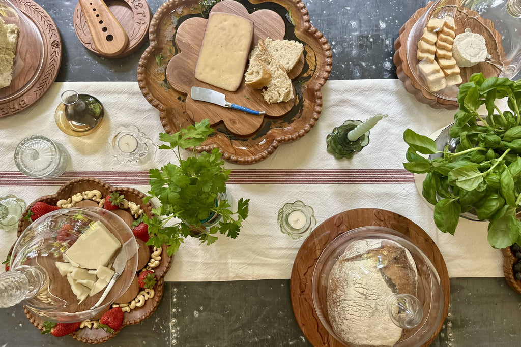 Vintage English Bread Board: Bread, Small, Natural