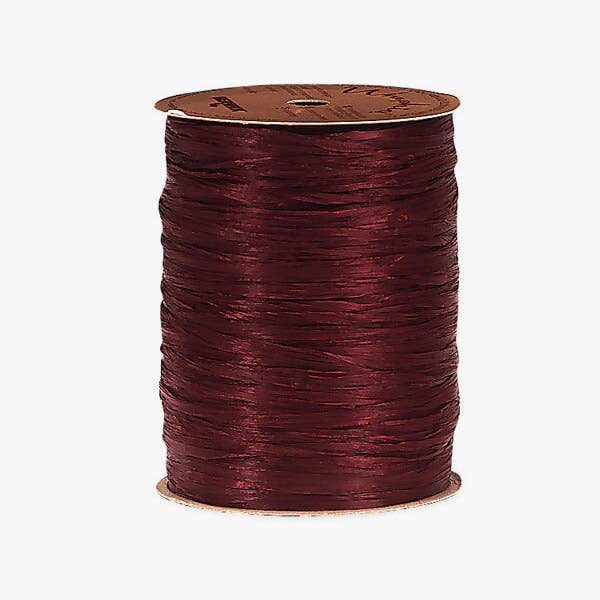 Matte Raffia Ribbon: Red Matte / 1 Pack / 500 yards