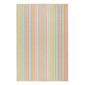 Ana Ticking Machine Washable Rug | Aqua: 2' x 3'