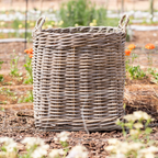 Rattan Kikko Basket: One size - 18 ½" H