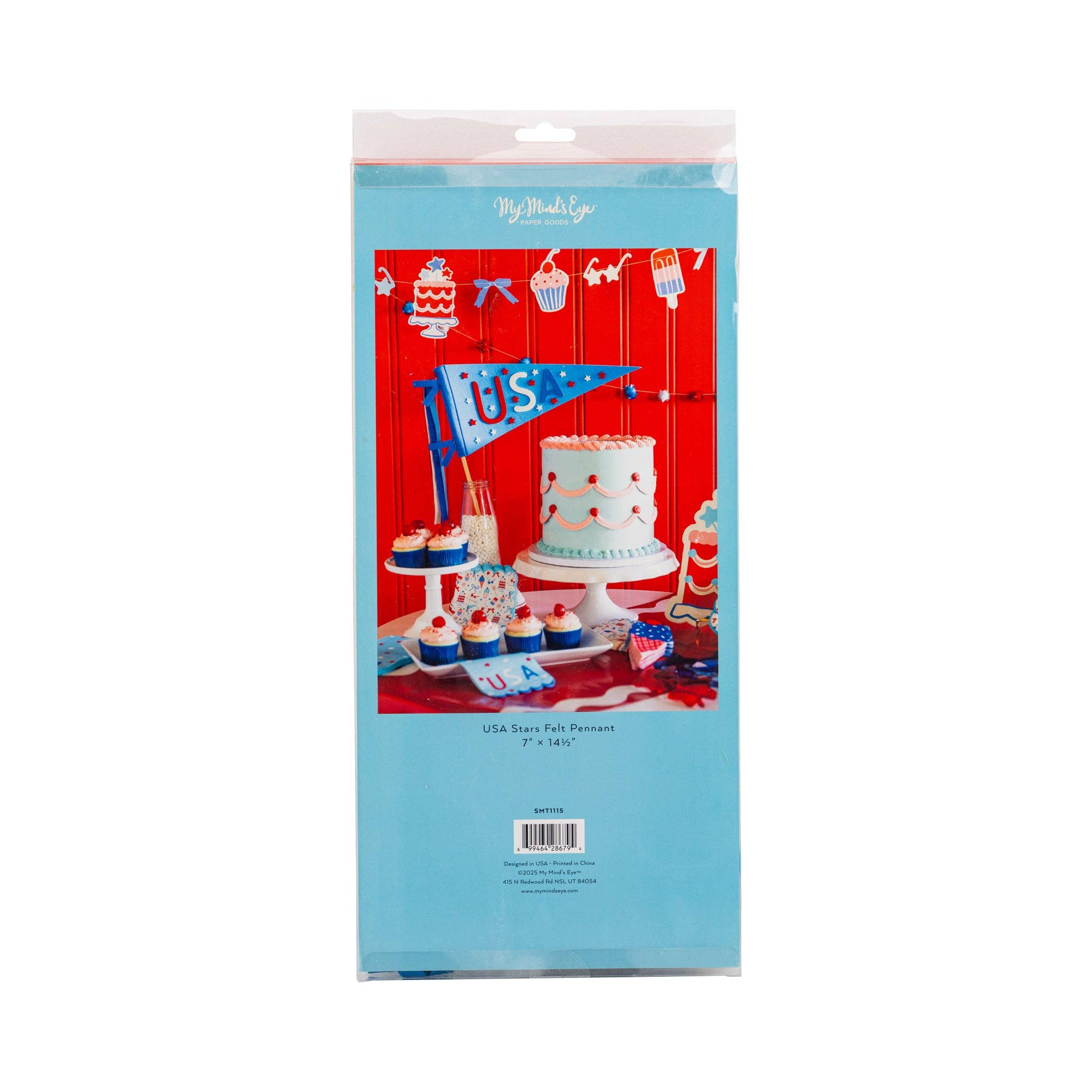 SMT1115 - Summertime Felt Pennant Banner