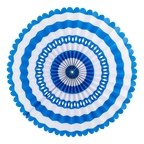 PLFN04 - Blue and White Party Fan Set