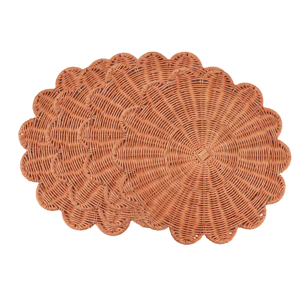 Rattan Charger Placemats: Natural / 15"