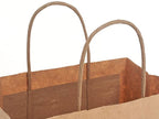 Brown Kraft Paper Retail Shopping Bags: 100 Pack / Vogue 16x6x12.5"