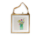 Wildflowers in a Mason Jar: Dishtowel