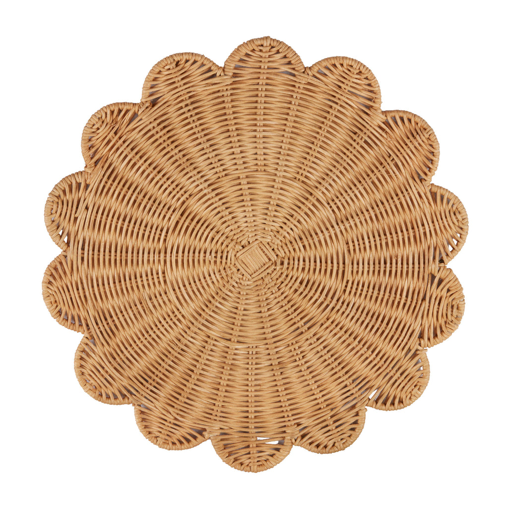 Rattan Charger Placemats: Natural / 15"