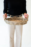 Rattan Round Tray: Medium - 17" D