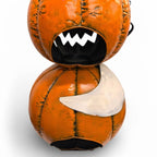 Metal Jack O Lantern Stack w/ Ghost 40" | Halloween Decor