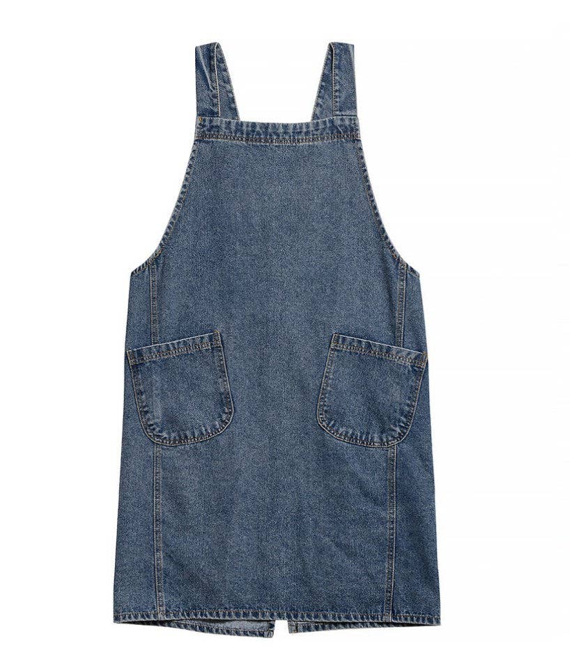 H-back Denim Apron: Light