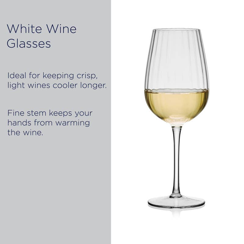 Mikasa White Wine Set Of 4