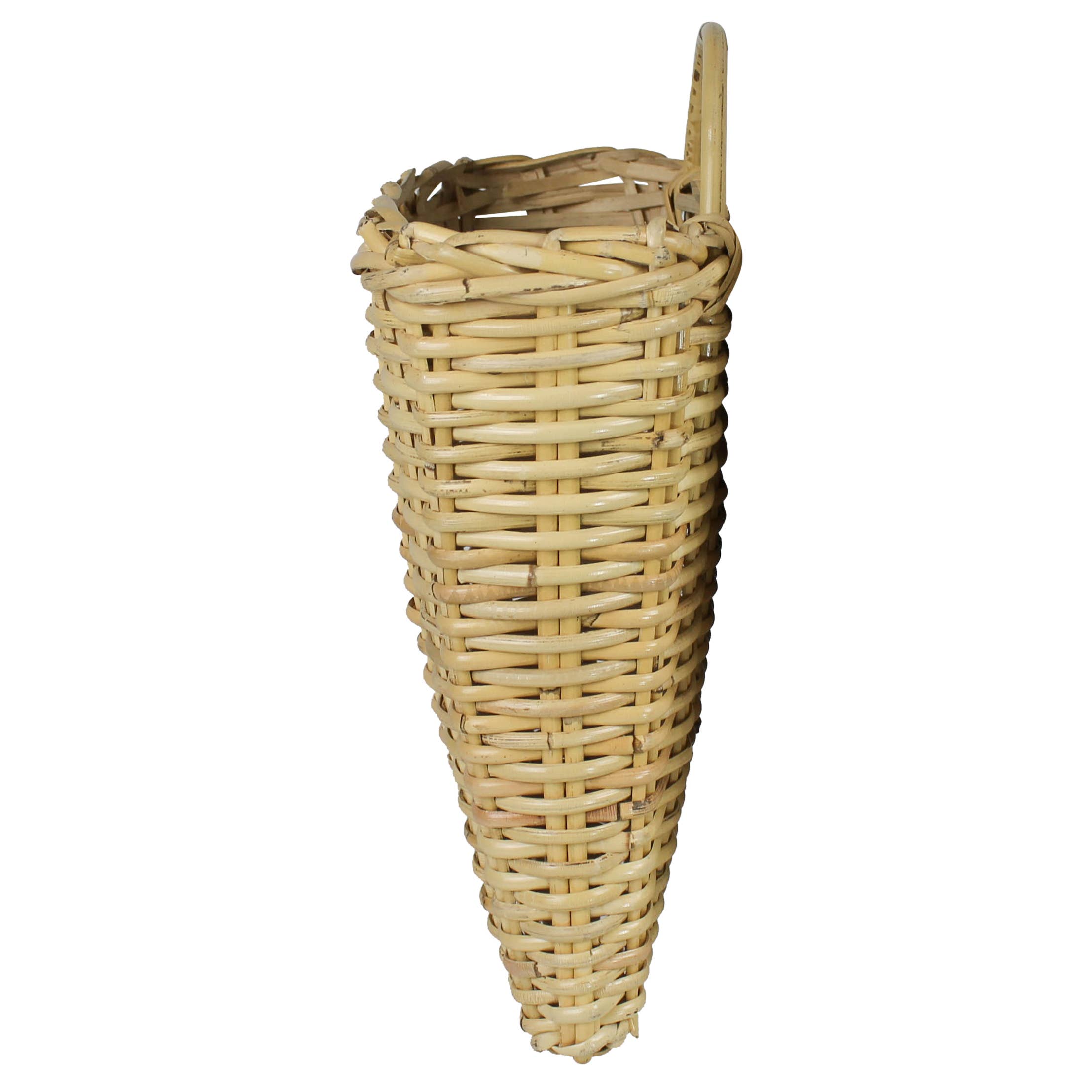 Wall Basket, Rattan