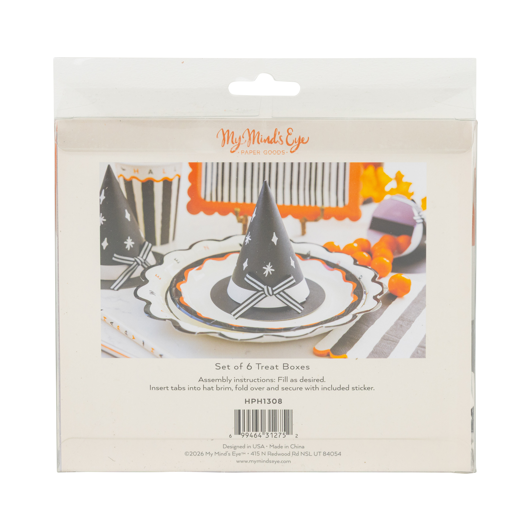 HPH1308 - Witch Hat Treat Holders