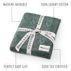 Baby Blanket - Heart: Grey
