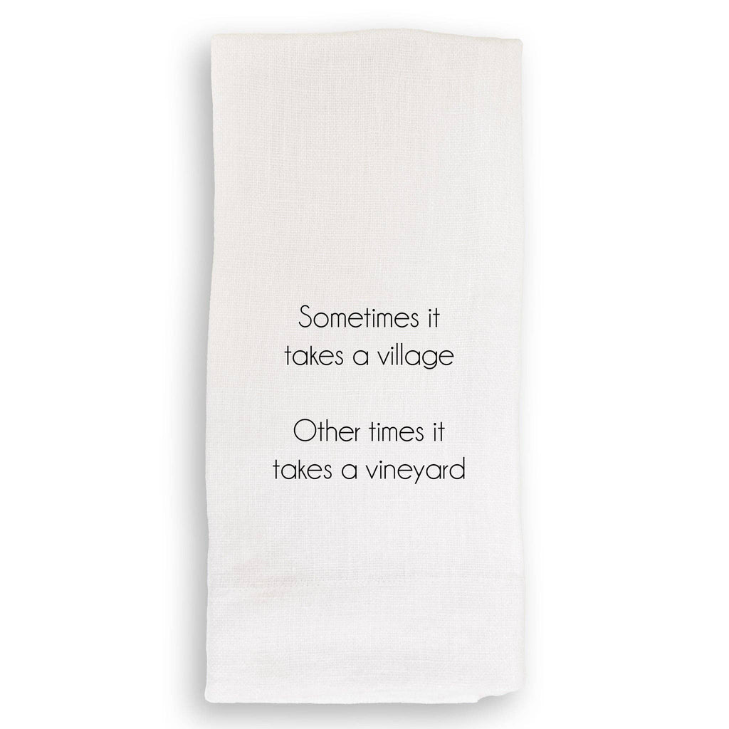 It Takes a Vineyard: Dishtowel