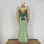Serene Metal Angel w/ Heart 30.75"